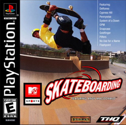 MTV Sports - Skateboarding featuring Andy Macdonald (USA) Cover